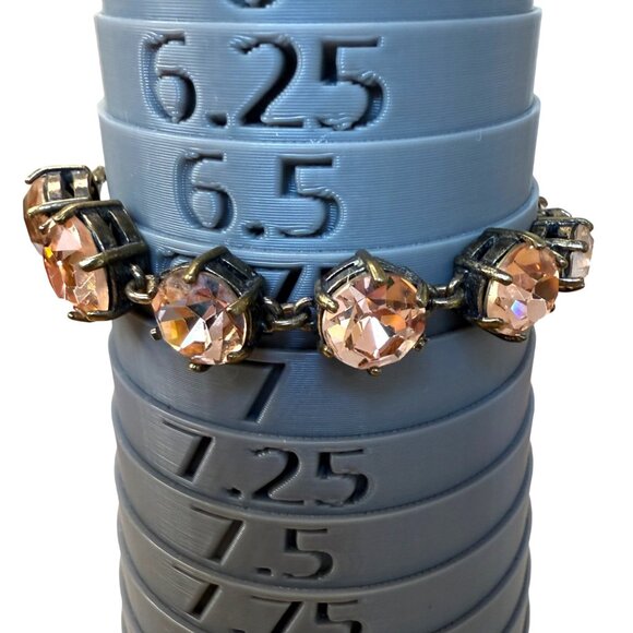 J.Crew Vintage-Inspired Gold-Tone Bracelet With Amber Crystal Accents - Picture 8 of 8